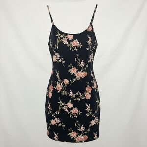 Forever 21 Black Floral Mini Dress